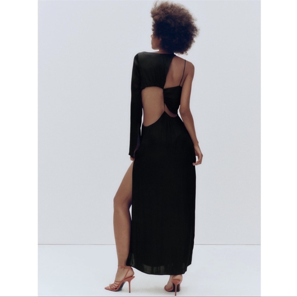 NWT Zara Cut Out Midi Dress - Picture 12 of 12